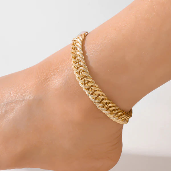 Ramadan Style Engraved Foot Chain